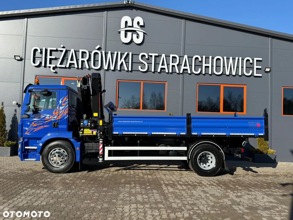 MAN TGM TGL TGS 18.250 // wywrotka 3-S + HDS HMF 1420 - K2 // E5 // budowlanka //żuraw dzwig kran crane // Świeżo sprowadzony!! - 4