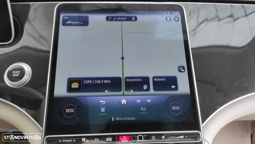 TELA/ECRÃ MULTIFUNÇÕES MERCEDES EQS 450+ - 10