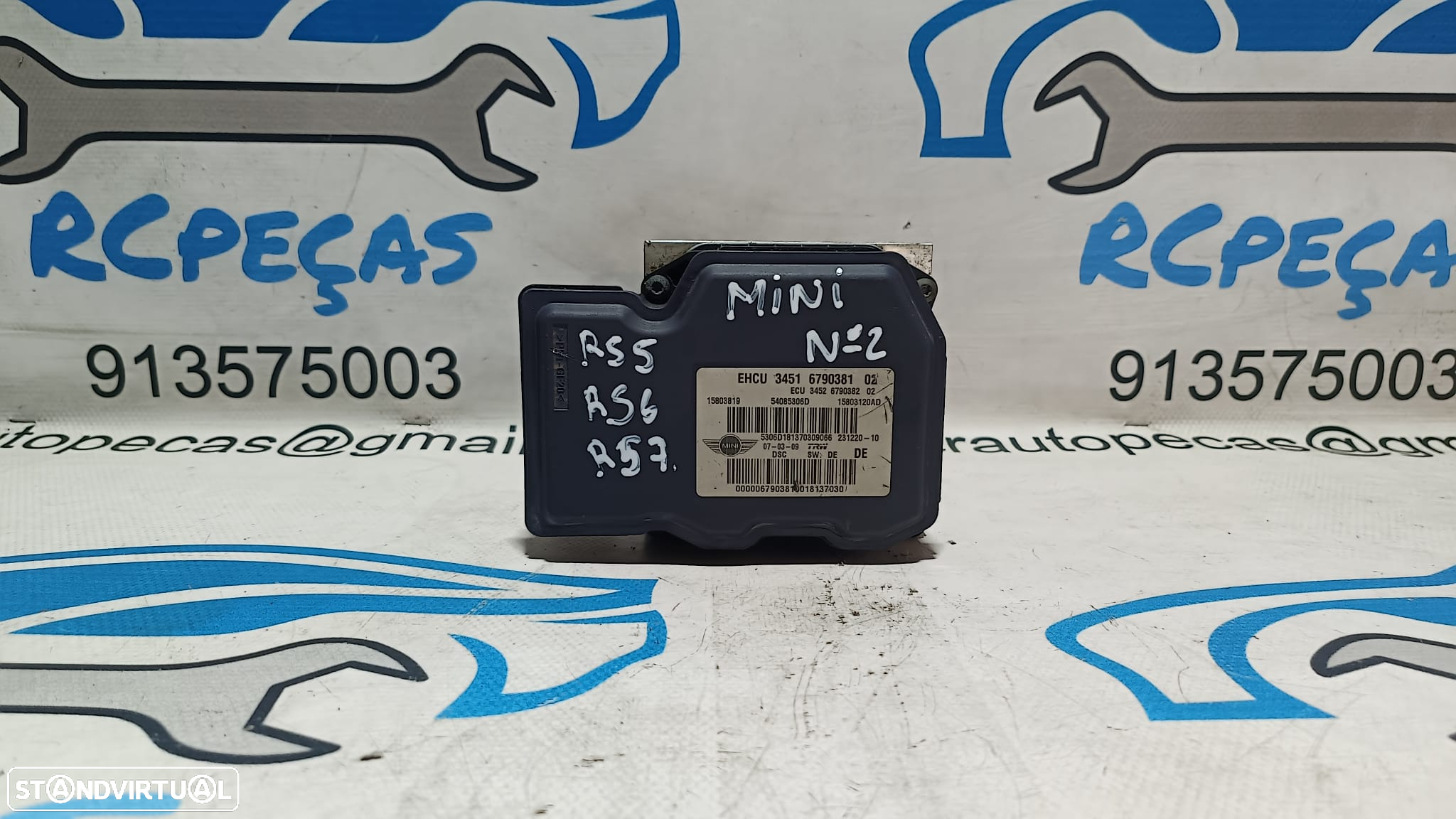 ABS MODULO BLOCO HIDRAULICO MINI COOPER R56 34516798847 6798847 15803819 R56 LCI CLUBMAN R55 R55 LCI CABRIO R57 R57 LCI - 3