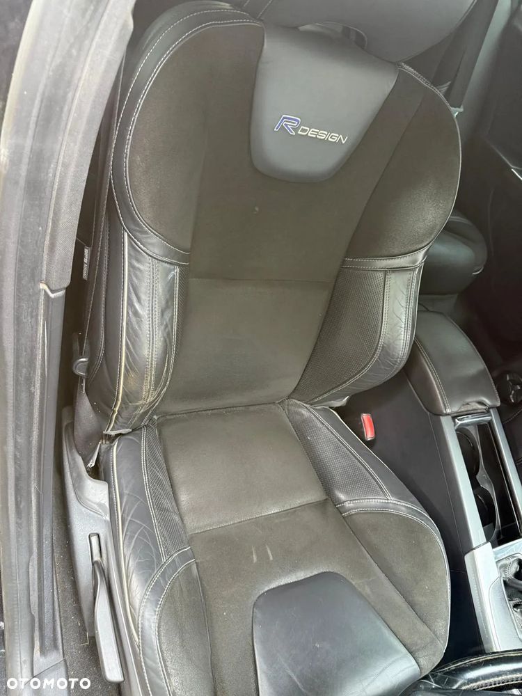 fotele fotel kanapa skora skory alcantara volvo v60 10-17  r-design rdesign - 2