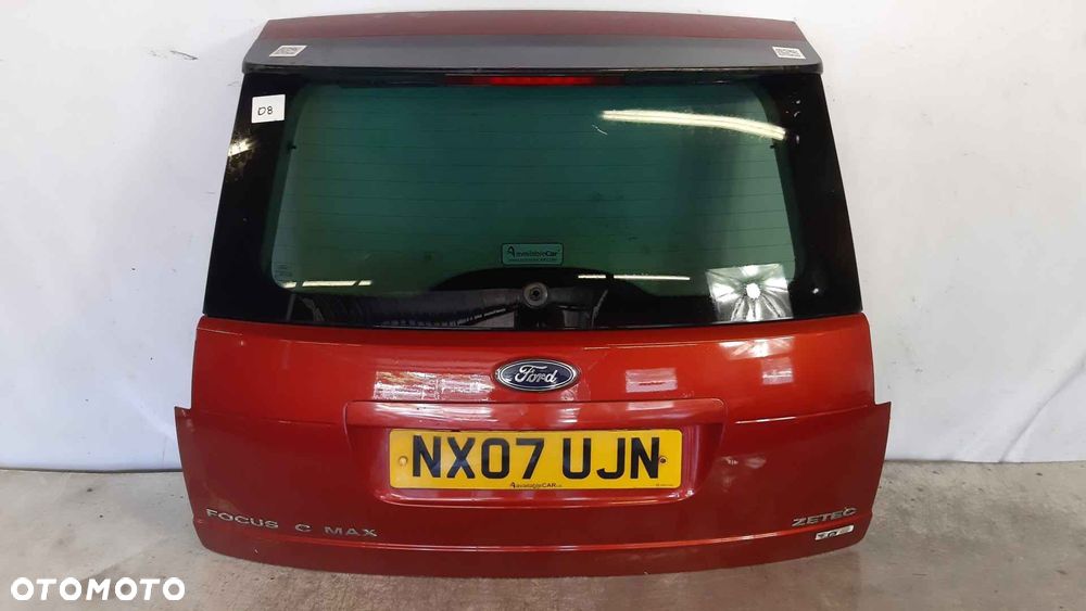 / KLAPA TYŁ TYLNA BAGAŻNIKA DO FORD C MAX A4 BORDOWY - 1