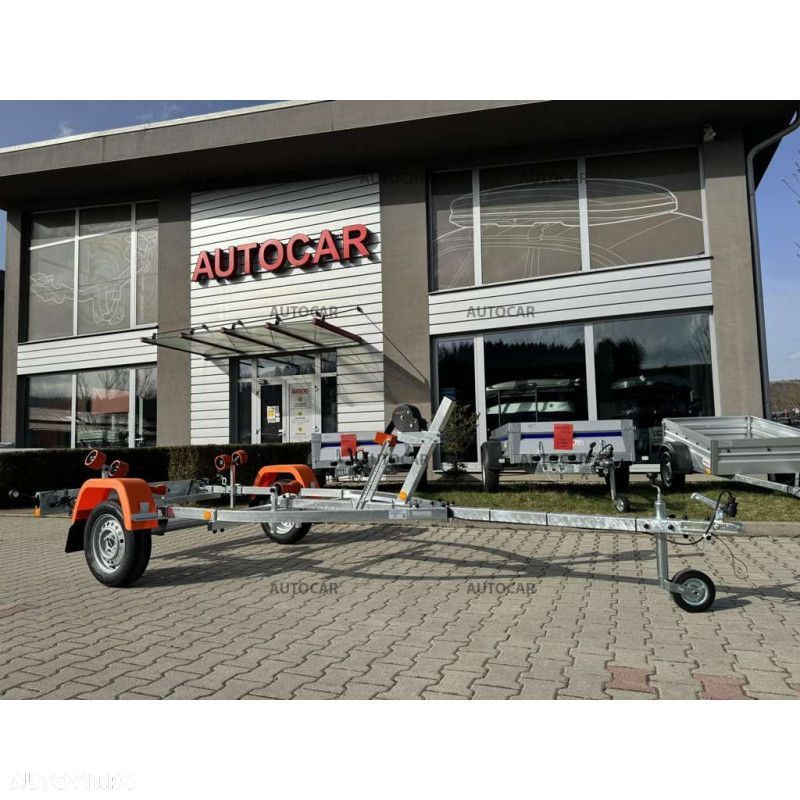 Autocar Remorca transport barci nefranata cu o singura axa P500-4.2 Lux - 2