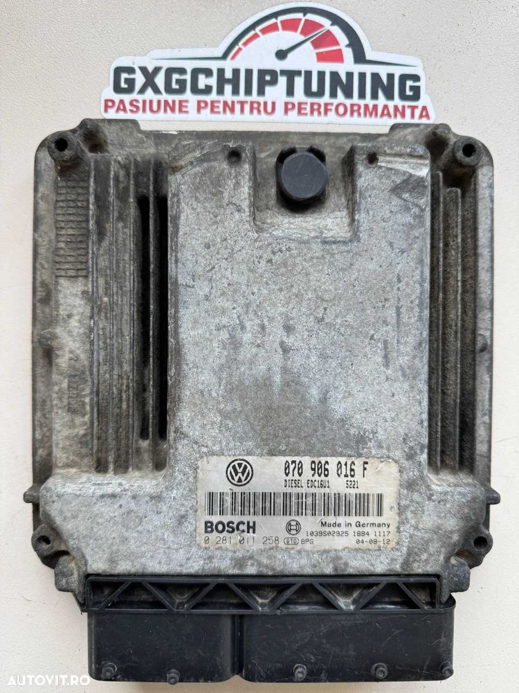 Calculator motor VW Touareg 2.5 tdi 070906016F 0281011258 EDC16U1 - 1