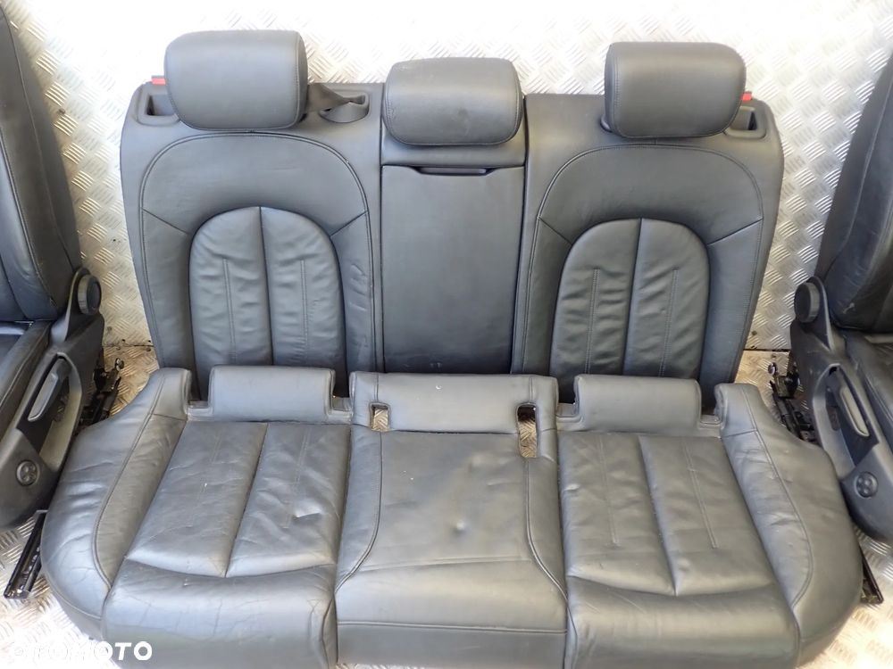 AUDI A6 C7 FOTEL PRZEDNI PRAWY / LEWY ORAZ KANAPA TYLNIA  SKÓRA  KOMPLET, DOSTĘPNE 2 KOMPLETY - 18