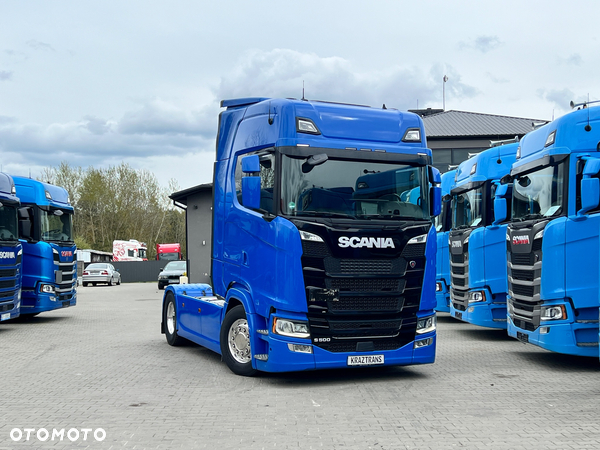 Scania S500 z Niemiec pełna opcja TV cała na poduszkach x6 scania Aso