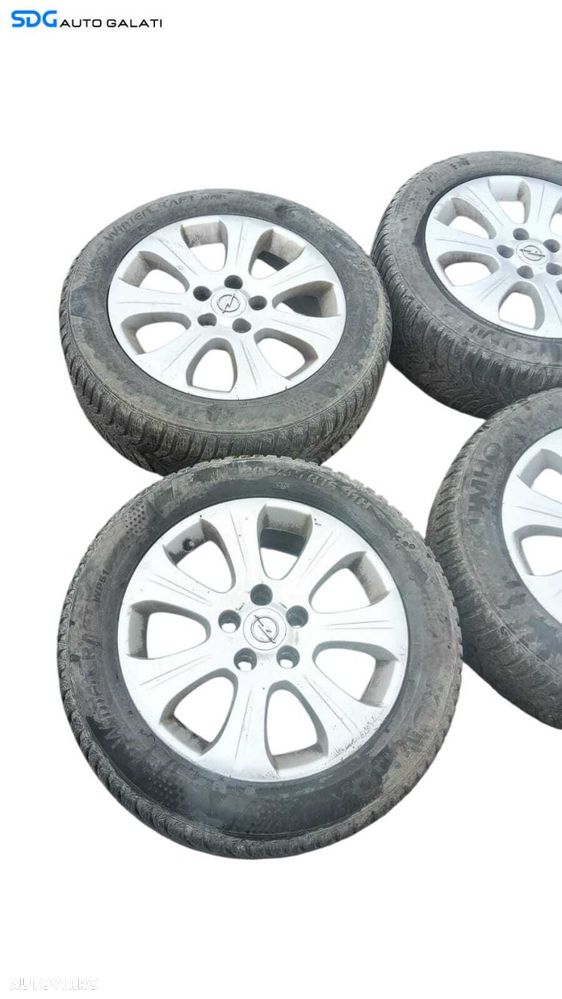 Set 4 Jante Roti Aliaj 205 55 R16 6.5Jx16H2 ET39 in 5 Prezoane Opel Vectra C 2002 - 2008 [M9296] - 4