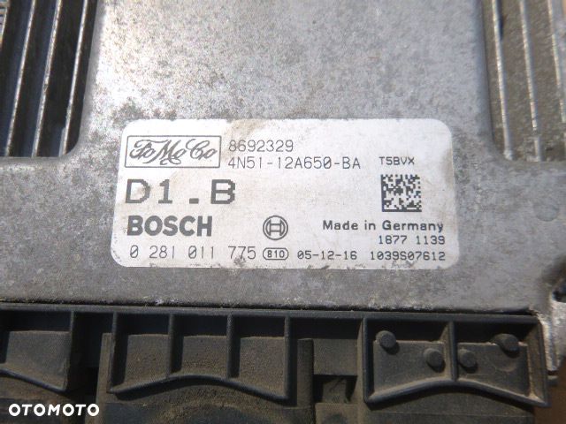 ZESTAW STARTOWY KOMPUTER STACYJKA IMMOBILIZER BOSCH 0281011775 VOLVO V50 1.6 D - 11