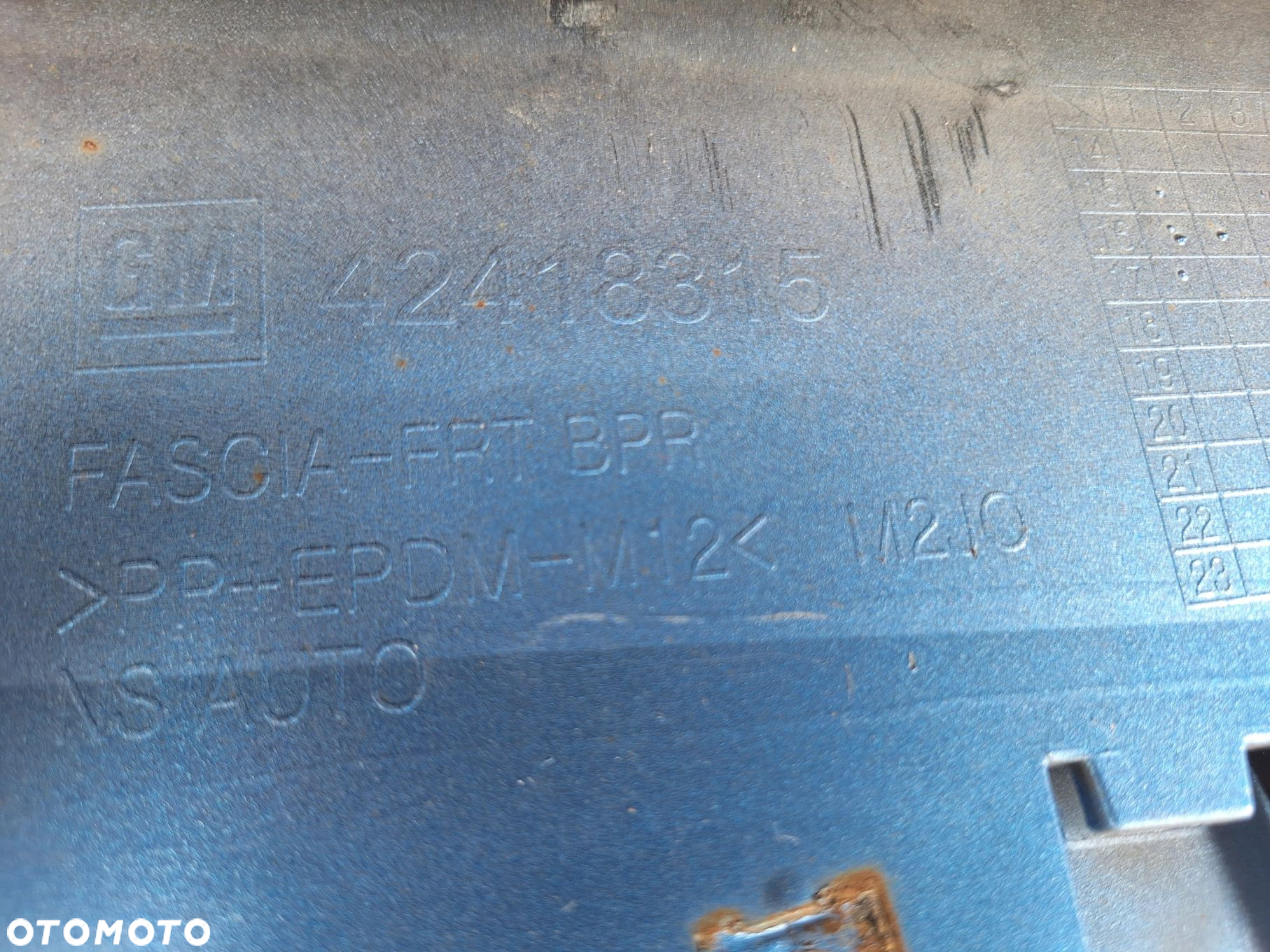 OPEL KARL 14- ZDERZAK PRZÓD PRZEDNI ORYG 42418315 WYSYŁKA 24H - 15