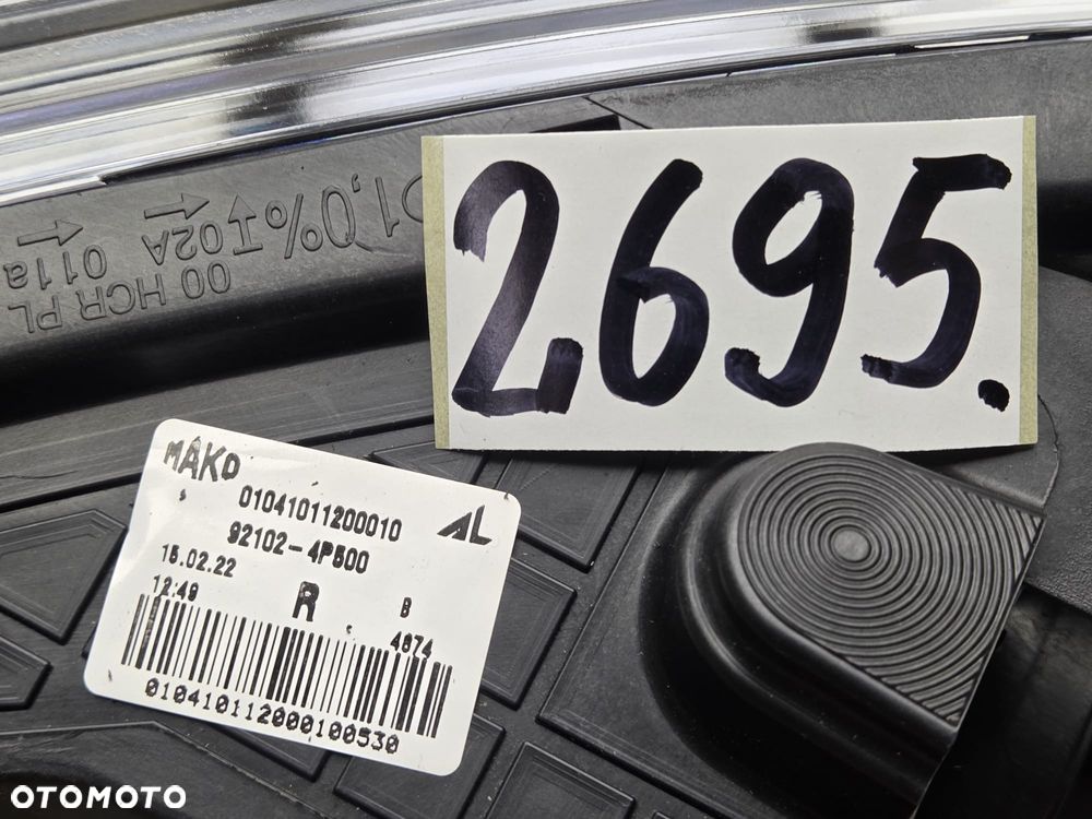 Hyundai i20 lift 12-15r LAMPA PRAWY PRAWA PRZÓD PRZEDNIA 92102-4P800 MAKO - 11