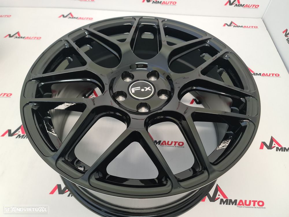 Jantes Fox PF3 Preto Brilho 17 (5x100) - 5
