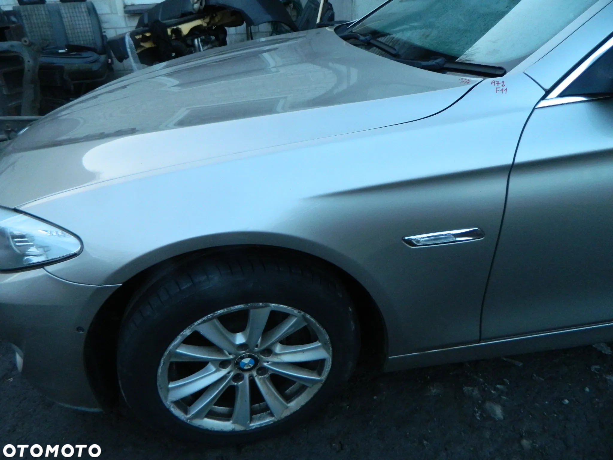 BMW F11 TOURING A72 KASCHMIRSILBER NA CZĘŚCI - 17