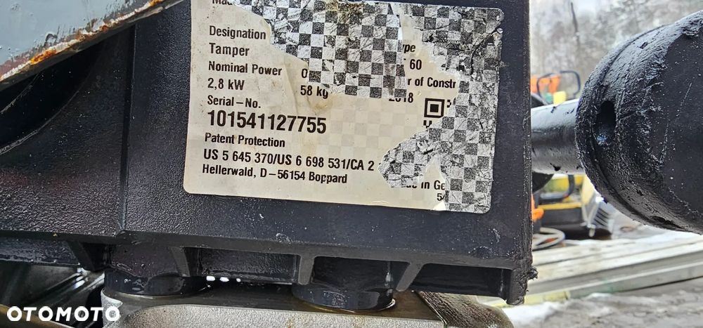 Zagęszczarka stopowa skoczek Bomag BT60 - 8