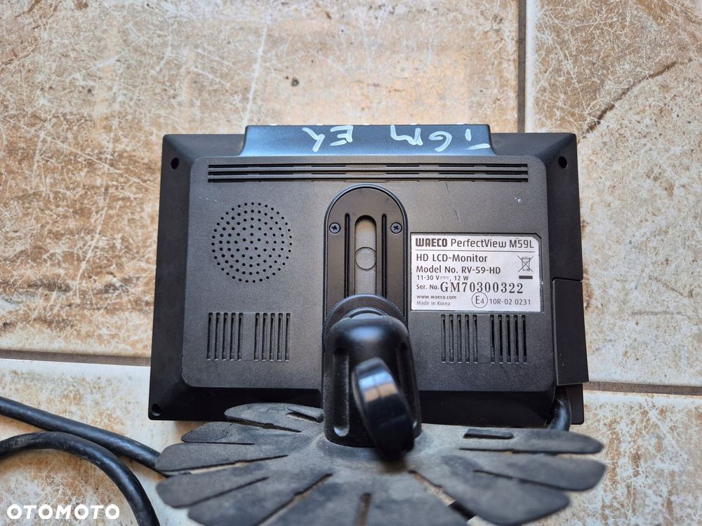 Monitor kamery cofania  switch WAECO PerfectView M59L - 2