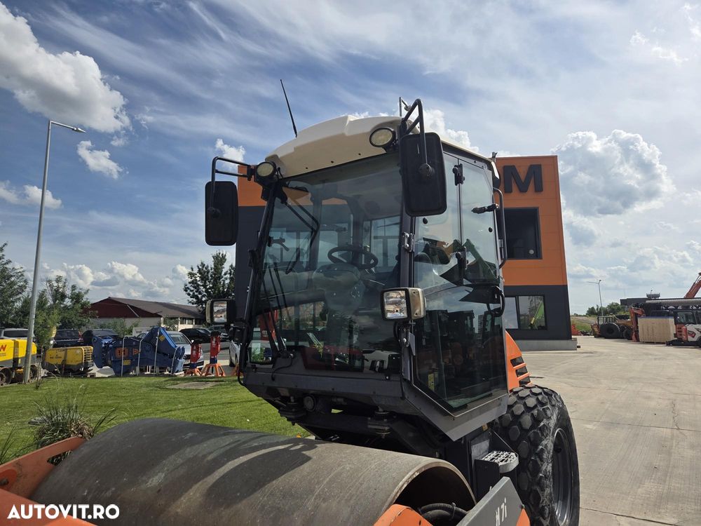 Hamm H7i, 7 tone, 2018, 1.400h, latime tambur 1,35m, Certificat CE, produs in Germania, motor Kubota 75CP, anvelope 90% ok, aer conditionat, posibilitate leasing 3 ani, STARE CA NOU, PROMOTIE -48.900 EUR+Tva - 11