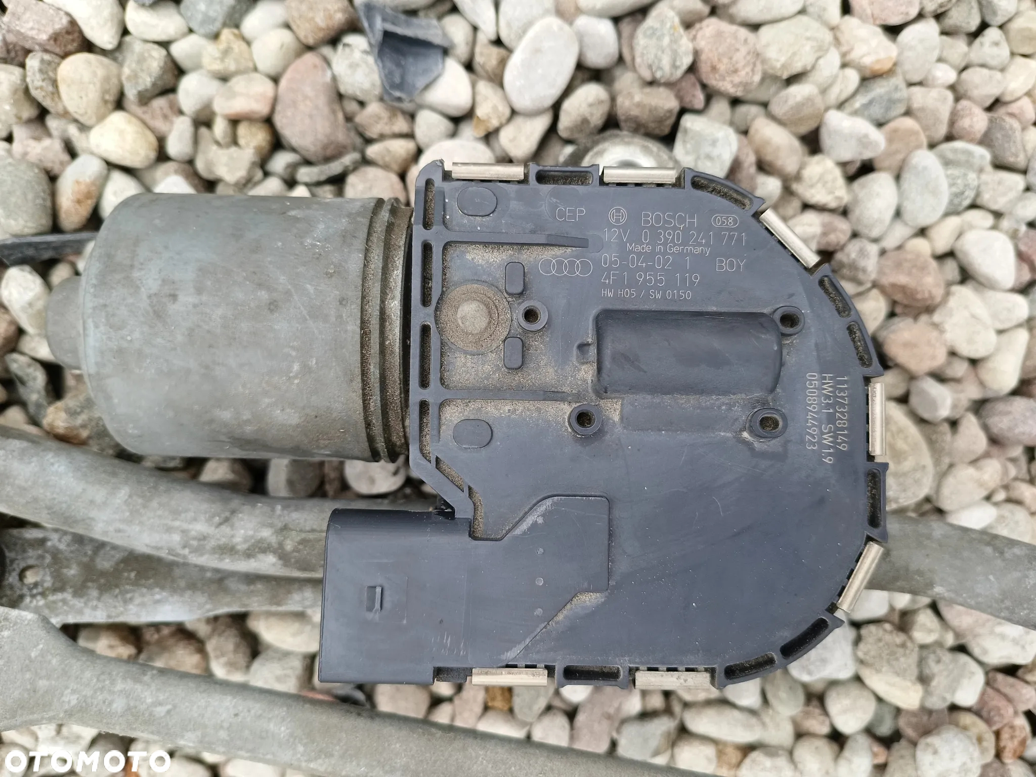 MECHANIZM WYCIERACZEK A6 C6 4F1955023B KOMPLETNY SILNICZEK EUROPA - 2