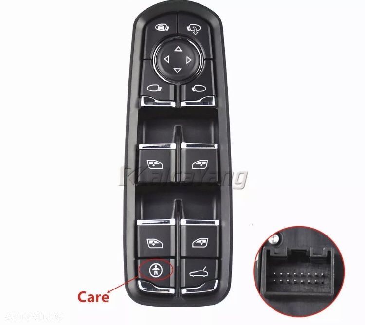 Panou/switch  butoane geamuri oglinzi Porsche Cayenne,Macan,Panamera - 4