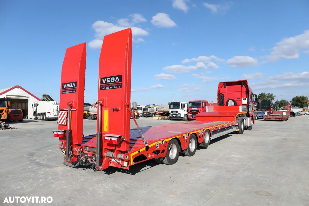 MAN TGX 18.500 4x2 LLS + Trailer Vega 3 axe lowbed - 3