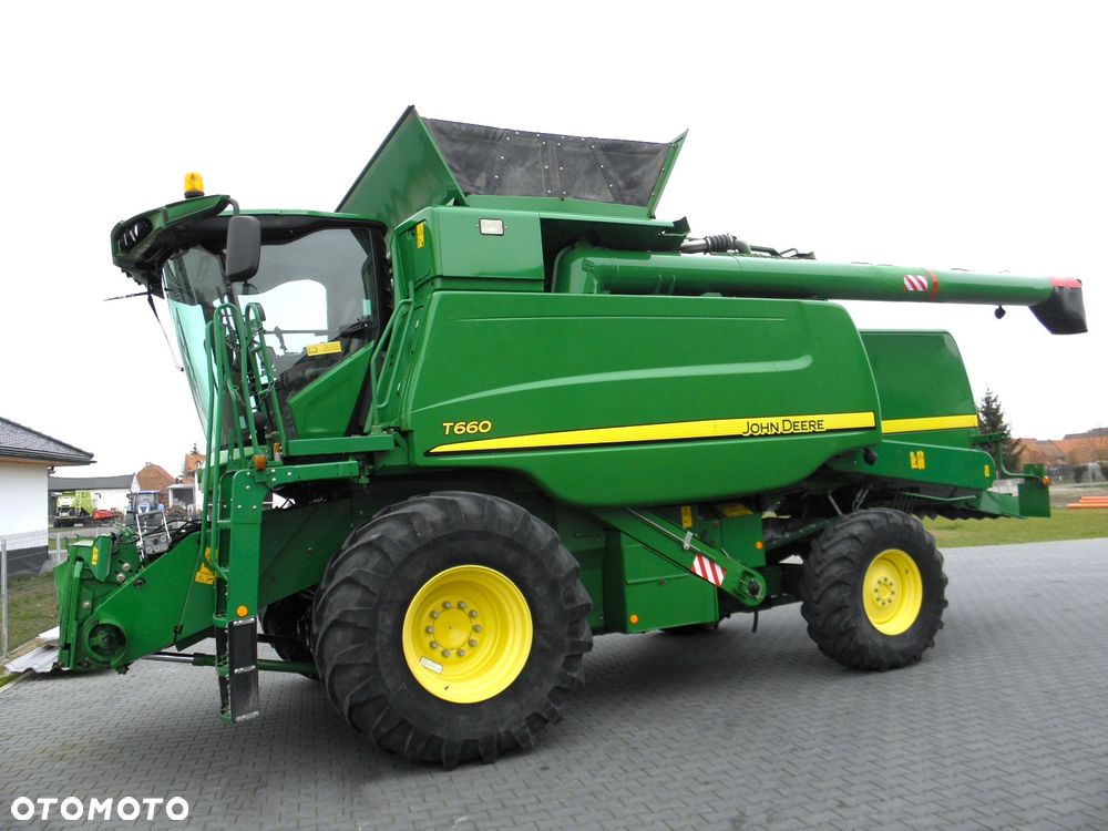 John Deere T660 2014 Rok, heder 7,6 m, Nie Malowany, Stan Bardzo Dobry - 1