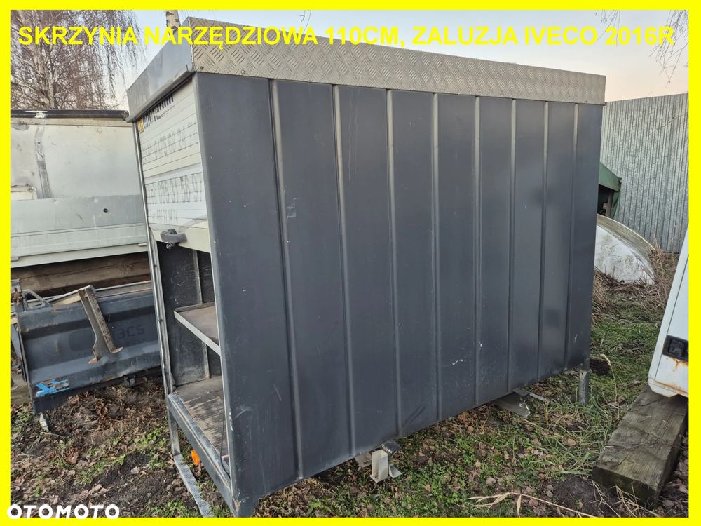Skrzynia narzędziową ,skrzynka 110cm szeroka, wysoka 160, Iveco 2016 rok, żaluzja, stan bdb - 1