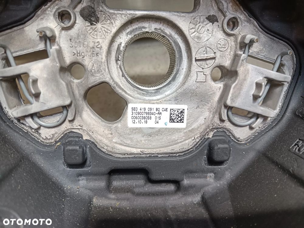 Kierownica Skoda Kodiaq Karoq Superb 3 Octavia III Skóra Scala Multifunkcyjna Skóra 5E0419091BQ - 37