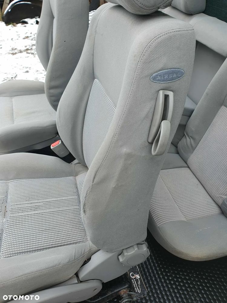 Fotele Fotel Kanapa Welur Jasne Siwe Podlokietnik VW Golf IV 4 3 drzwi komplet - 11