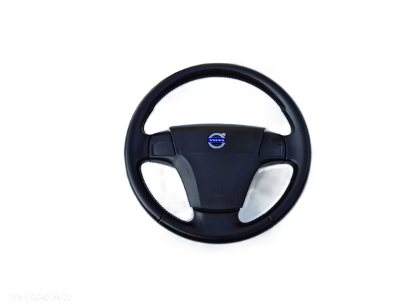 Kierownica CZARNA Skórzana VOLVO S40 II V50 B. Ładna AIRBAG Poduszka