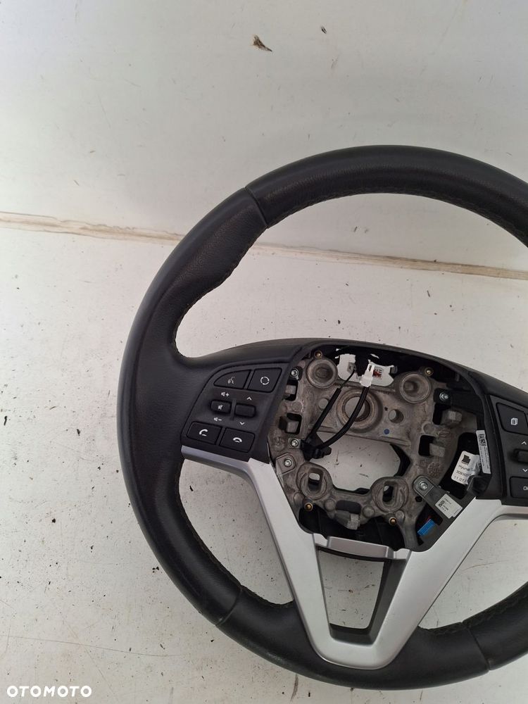 kierownica hyundai tucson 2 ii 17r- skora skorzana grzana b.ladna - 3