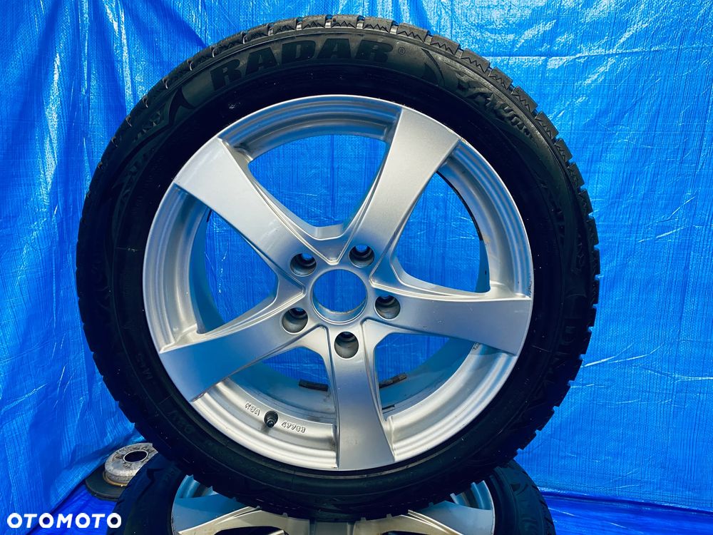 KOŁA KOŁO 17 FELGA ALUMINIOWE ALUSY FELGA 17" x 7J  5X120 ; 67,1mm ET41 KOMPLET ; OPONY ZIMA ZIMOWE ; OPEL INSIGNIA A ; DEZENT ORYGINAŁ - 10
