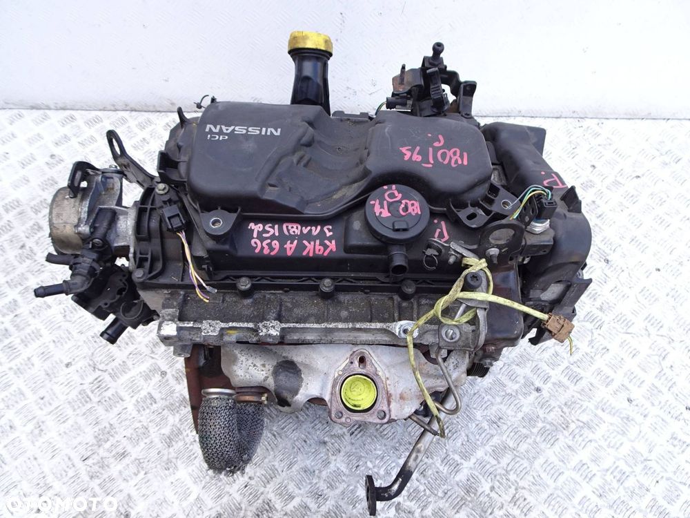 silnik 1.5 dci nissan qashqai j11 kadjar k9ka636 - 2