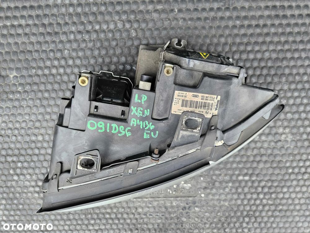 Reflektor Lampa Xenon D1S Przód Przednia LEWA Kompleta Przetwornica Valeo Europa Audi A4 B6 - 10