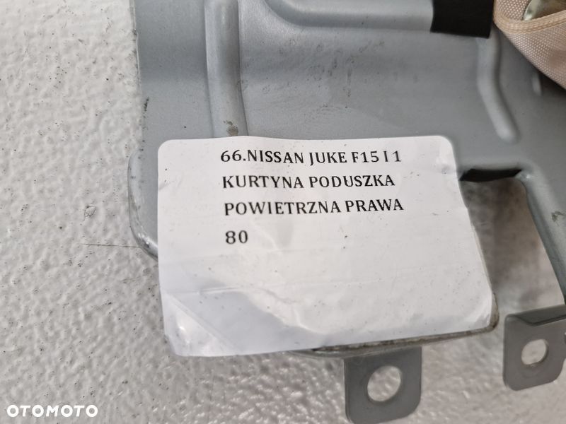 NISSAN JUKE F15 I 1 KURTYNA PODUSZKA POWIETRZNA PRAWA - 3
