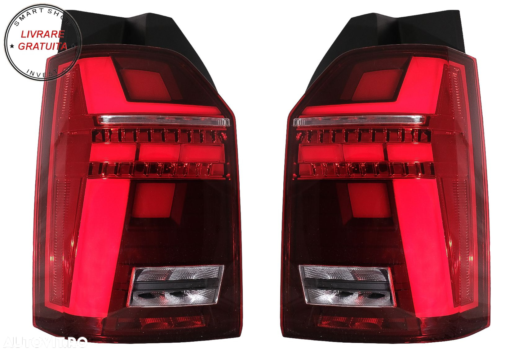 Stopuri Full LED compatibile cu VW Transporter T6 (2015-2020) Semnal Dinamic- livrare gratuita - 7