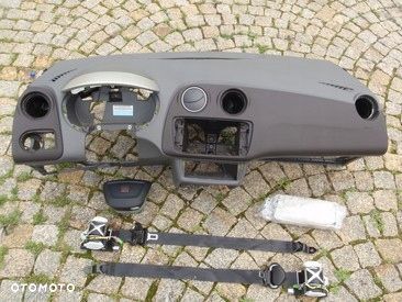 SEAT IBIZA 6J0 DESKA KONSOLA KOKPIT PULPIT PÓŁKA PARAPET AIRBAG PODUSZKI PASY PAS naprawa OKAZJA 6J - 1