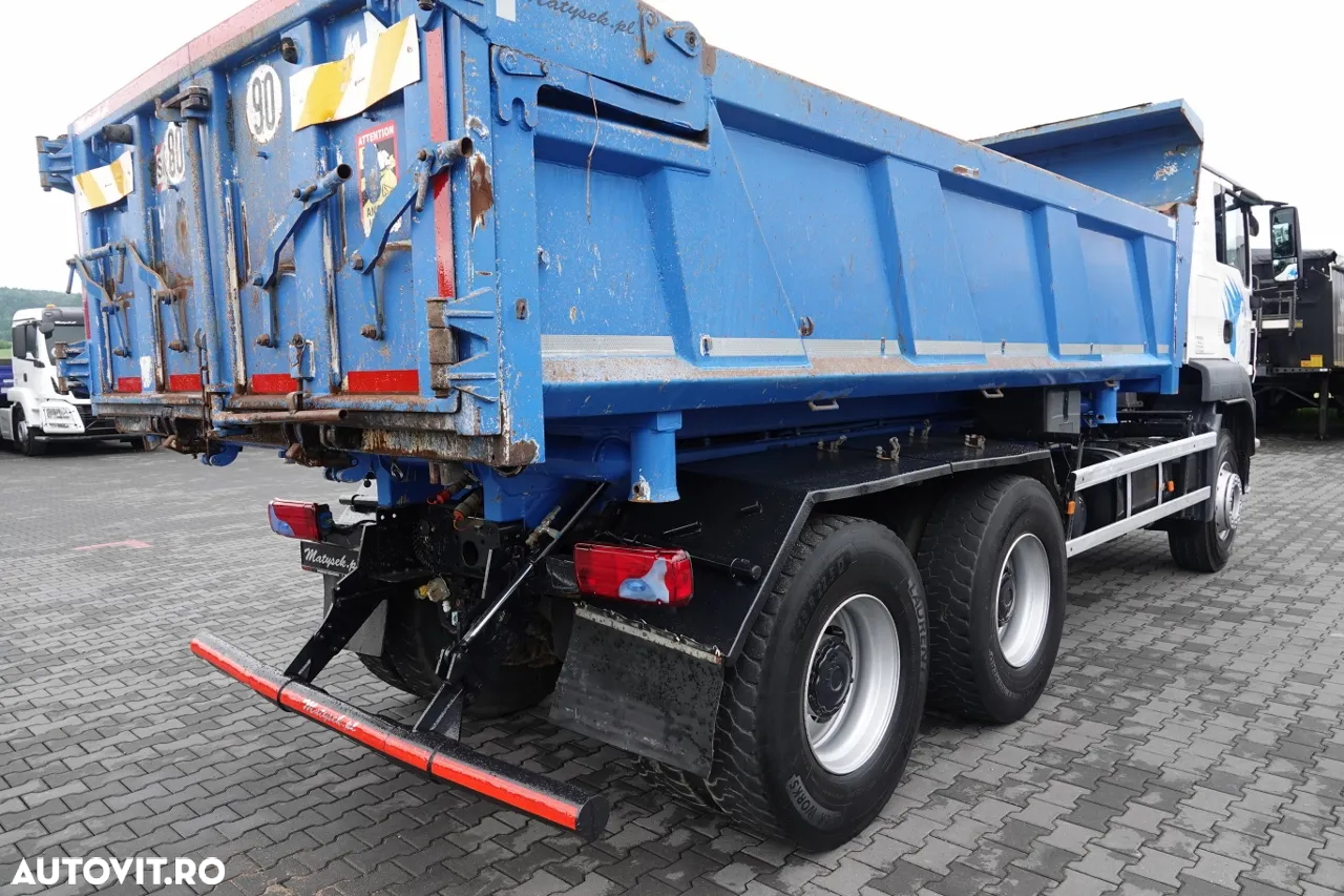 MAN TGS 26.360 / 6x4 / 2 FETE TIPPER / HYDROBRA / BORDMATIC / IMPORTAT - 18