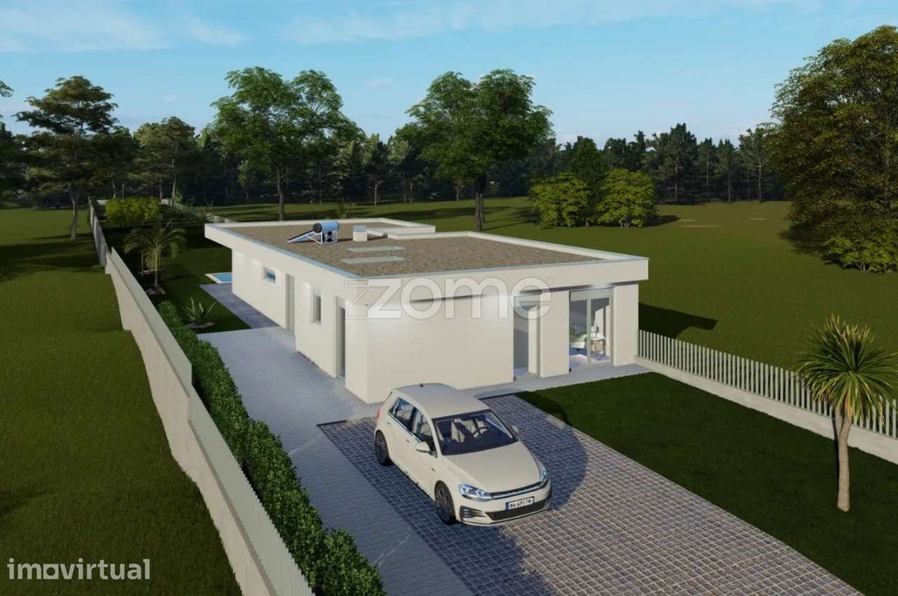 Terreno c/ Projeto Aprovado para Moradia T3 Térrea | Piscina | 1500m2 - Grande imagem: 4/26