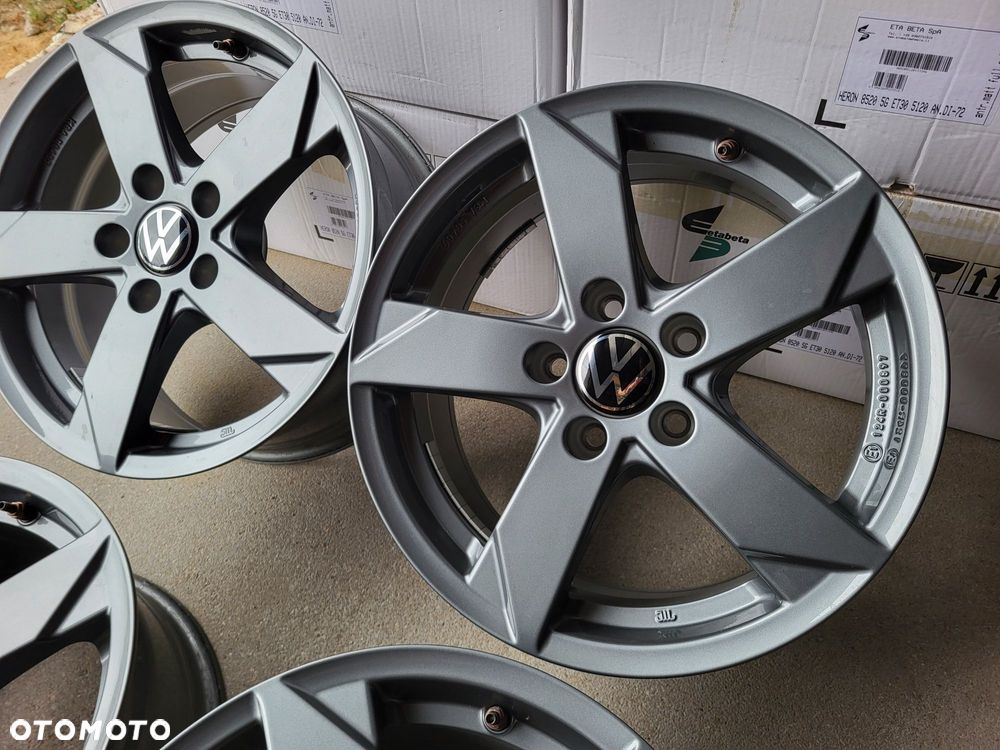 [1246] Felgi aluminiowe 16 cali VW 5x112 et35 7Jx16H2 Sharan Touran - 4
