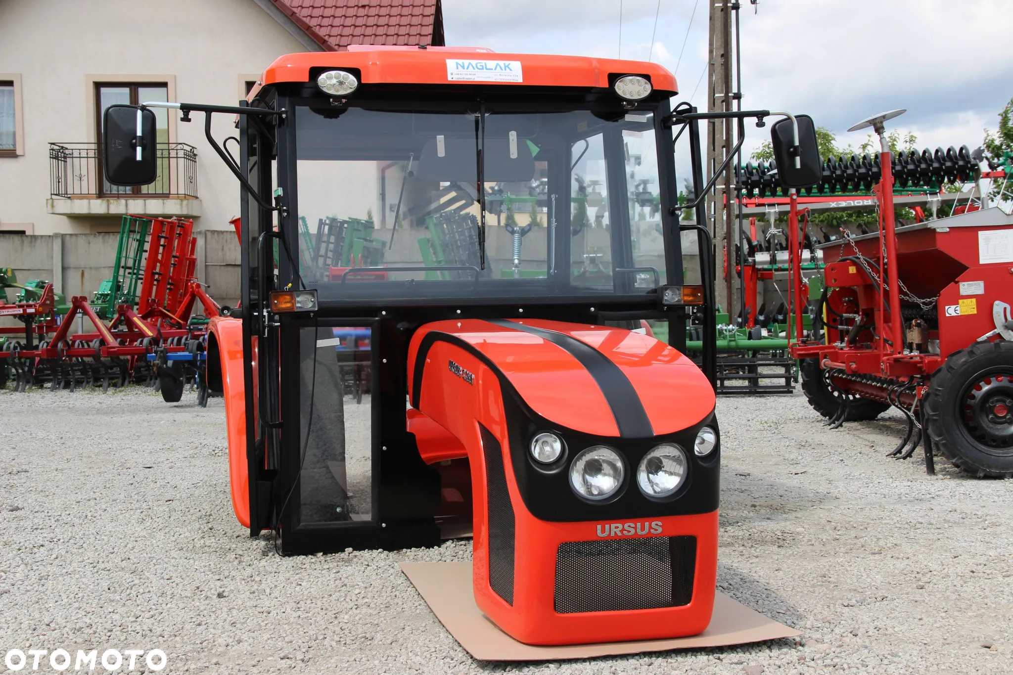 Kabina C360 maska C- 360 Naglak zestaw czerwony kabiny maski - 3
