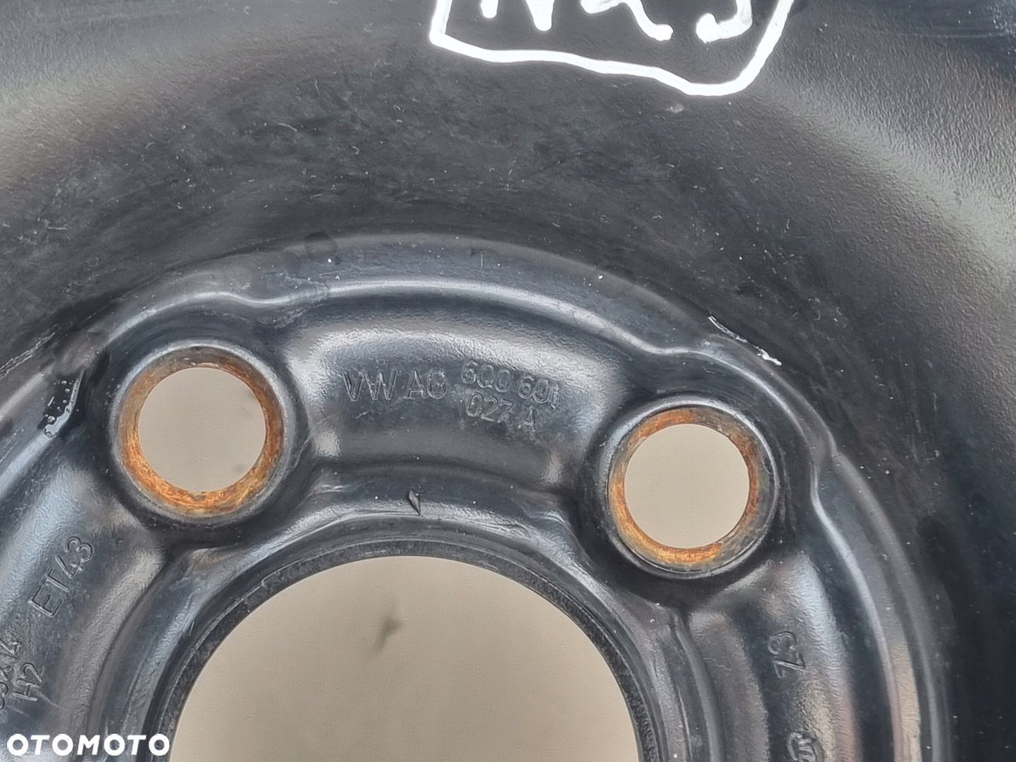 Polo Ibiza Fabia I KOŁO ZAPASOWE Zapas felga 185/60 R14 5x100 6Q0601027A - 2