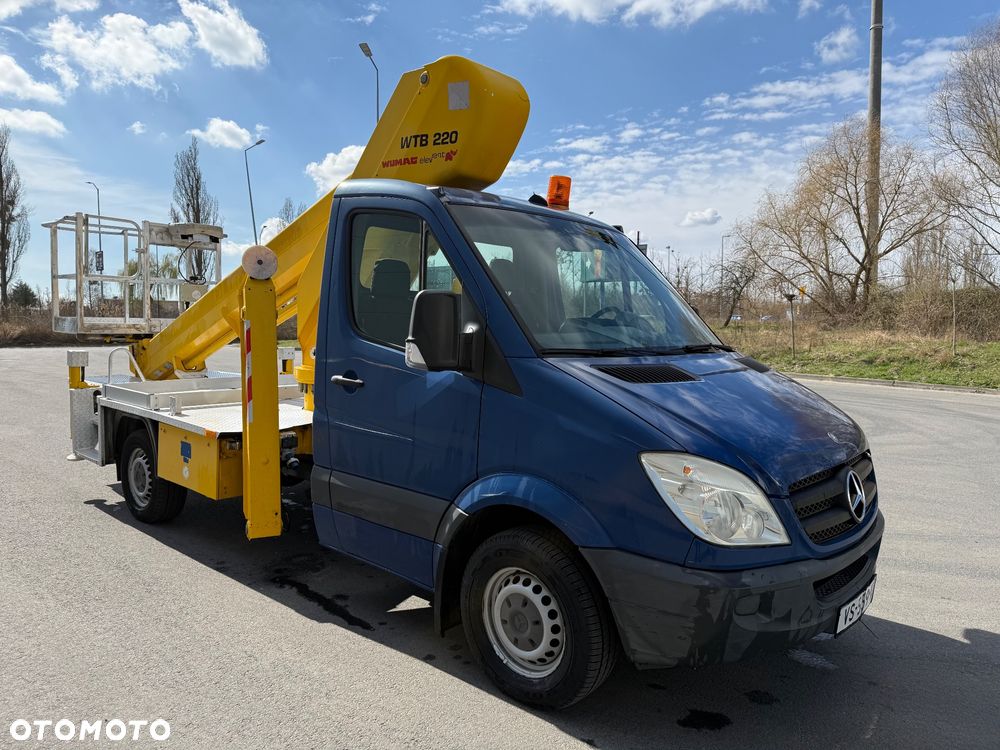 Mercedes-Benz Podnośnik Koszowy Wumag WTB 220 22 metry 14 w Bok Pilot UDT Palfinger zwyżka jak Gsr Ruthmann Multitel - 4