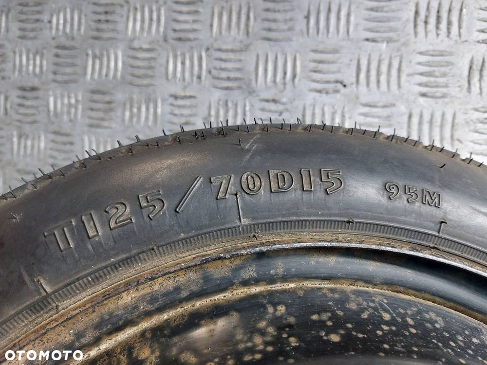 KOŁO DOJAZDÓWKA 5X100 4Jx15 ET26 FI57,1 125/70R15 CHRYSLER SEBRING II - 2
