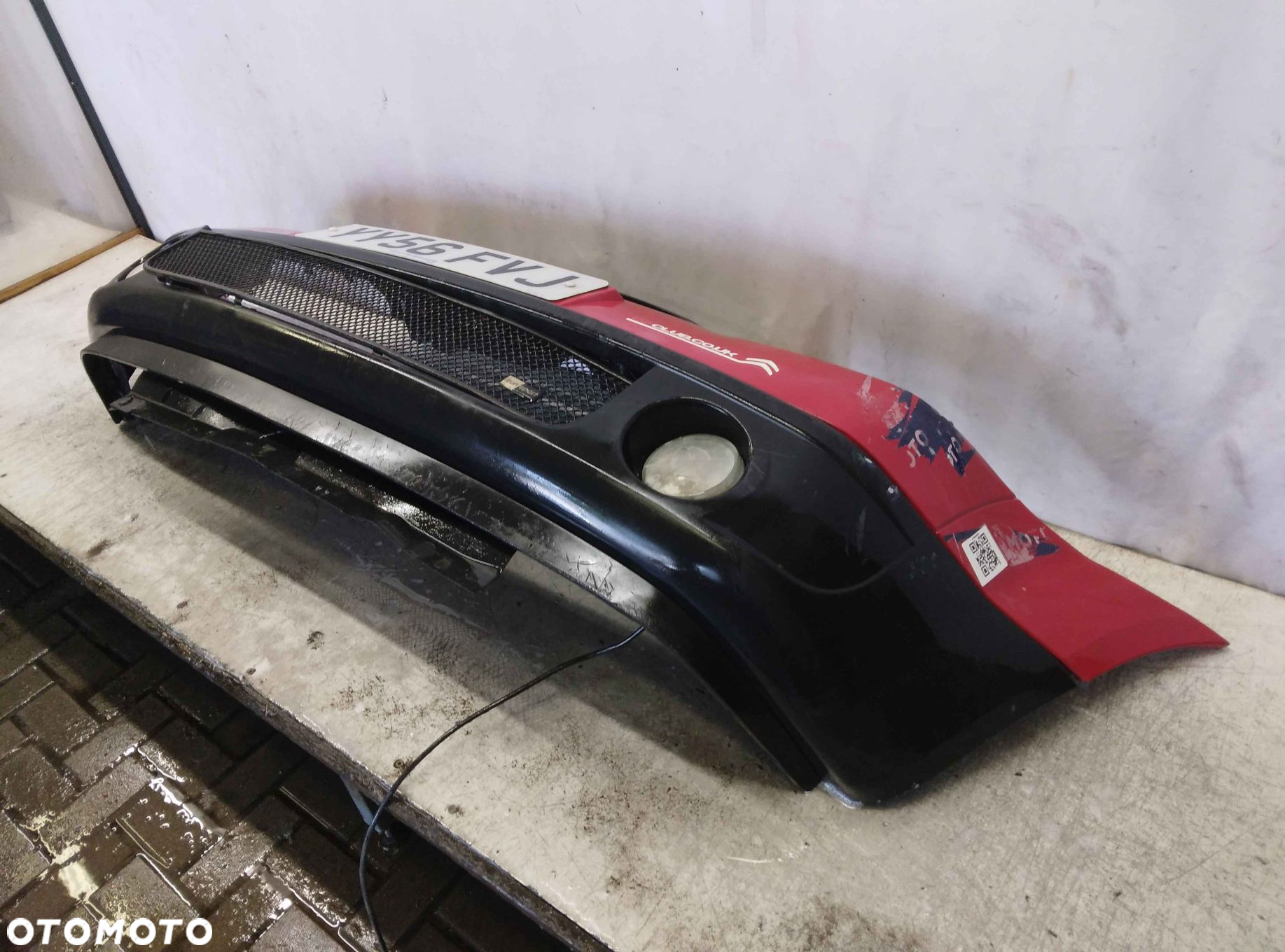 ! ZDERZAK PRZEDNI PRZOD CITROEN C2 HALOGENY TUNING GRILL ZUN SPORT CZERWONY KOD KOLOR KKNB KKN - 3