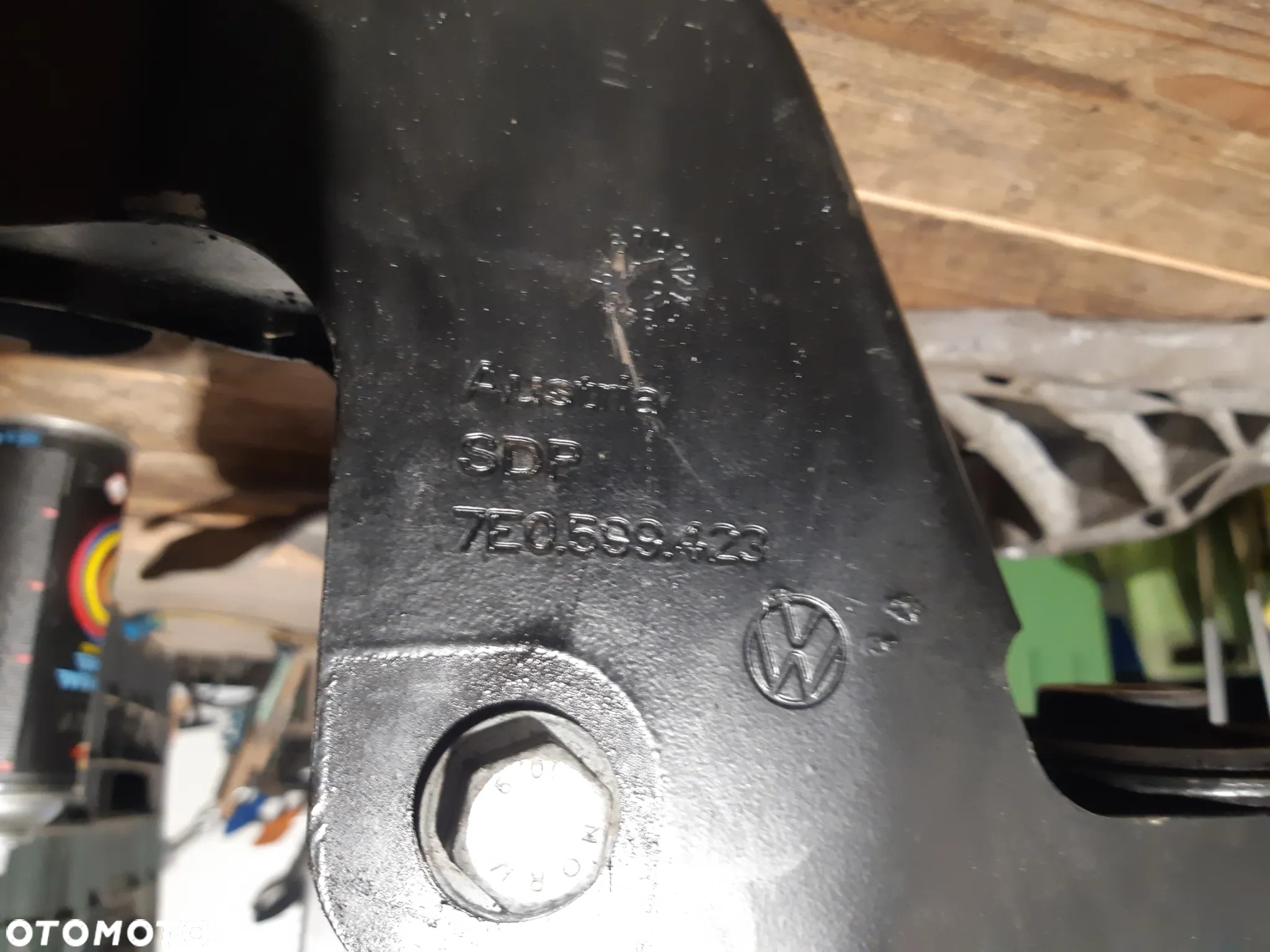 UCHWYT WÓZEK SANKI ZAWIESZENIA TYŁ 4X4 VW T5 T6 7E0599423 7LA500044E - 6