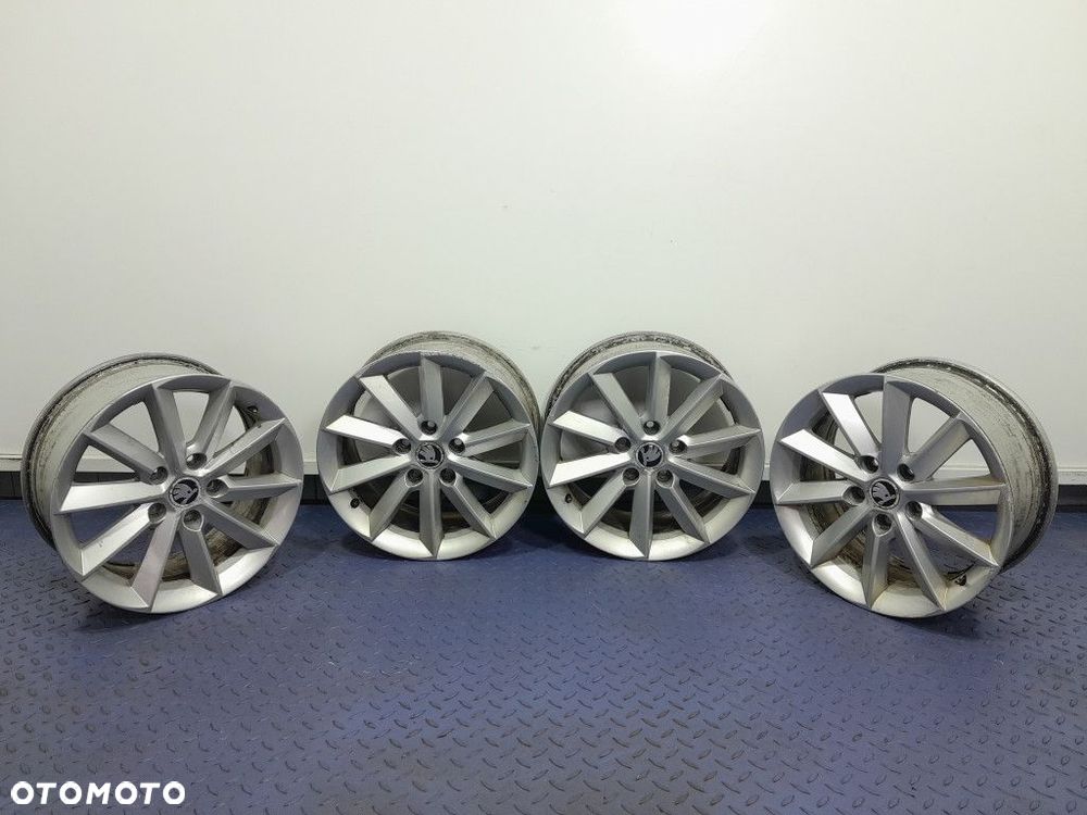 SKODA SUPERB II FELGI ALUMINIOWE R16 5X112 7JX16 ET 45 3T0601025R - 1