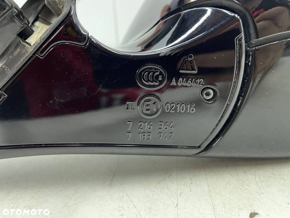 Lusterko BMW 5 F10 F11 10-13r. 3 pin PRAWE elektryczne SKLADANE fotochrom zewnętrzne 668 SCHWARZ 2 - 15
