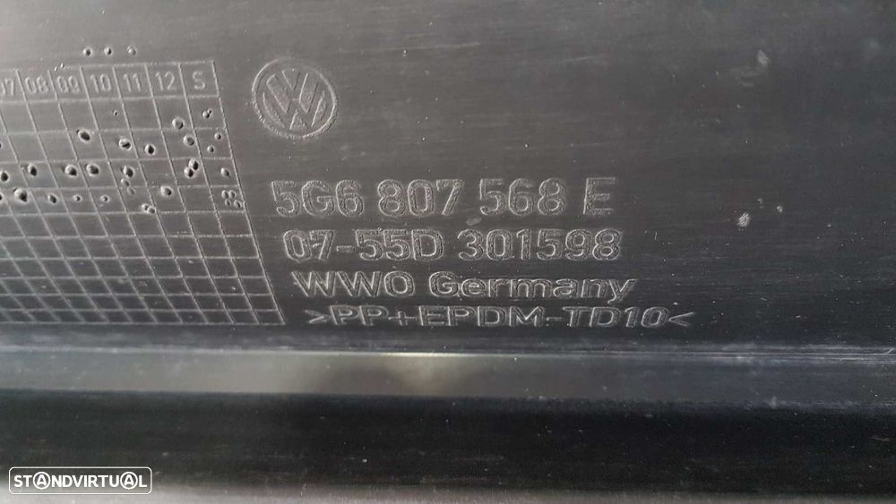 PARA-CHOQUES TRASEIRO VOLKSWAGEN GOLF VII LIM. GTE - 13
