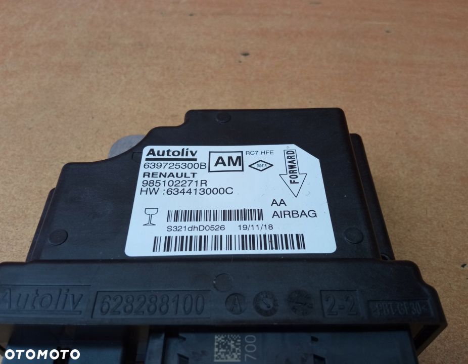 MODUŁ AIRBAG RENAULT KADJAR 1.3 TCE 140 985102271R - 2