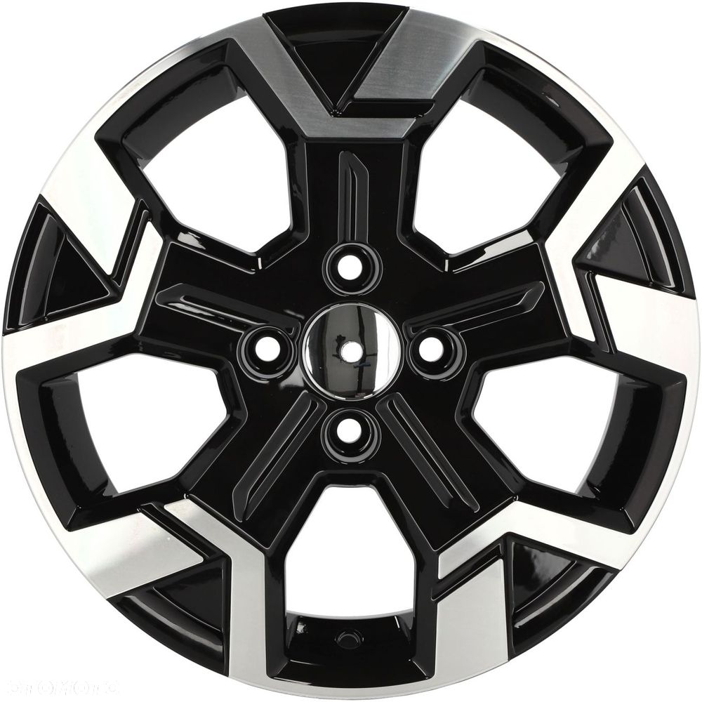 4x Felgi Aluminiowe 15 m.in. do DACIA Sandero I B90 II B52 Stepway III BJ1 Logan I L90 U90 F90 II L5 - 7