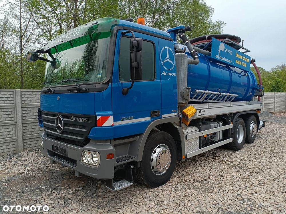 Mercedes-Benz ACTROS 2536 6x2* ASENIZACYJNY* 13000L* FFG elephant* Specjalny do ŚCIEKÓW I OSADÓW* WYJĄTKOWO ZADBANY* z NIEMIEC - 5