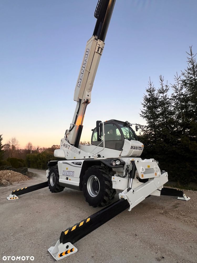 Manitou 2150 Mrt MANITOU ŁADOWARKA TELESKOPOWA Roto  widły kosz PILOT do sterowania  2016/17 1840 2540 2550 kolor od nowości biały Mercedes silnik - 11