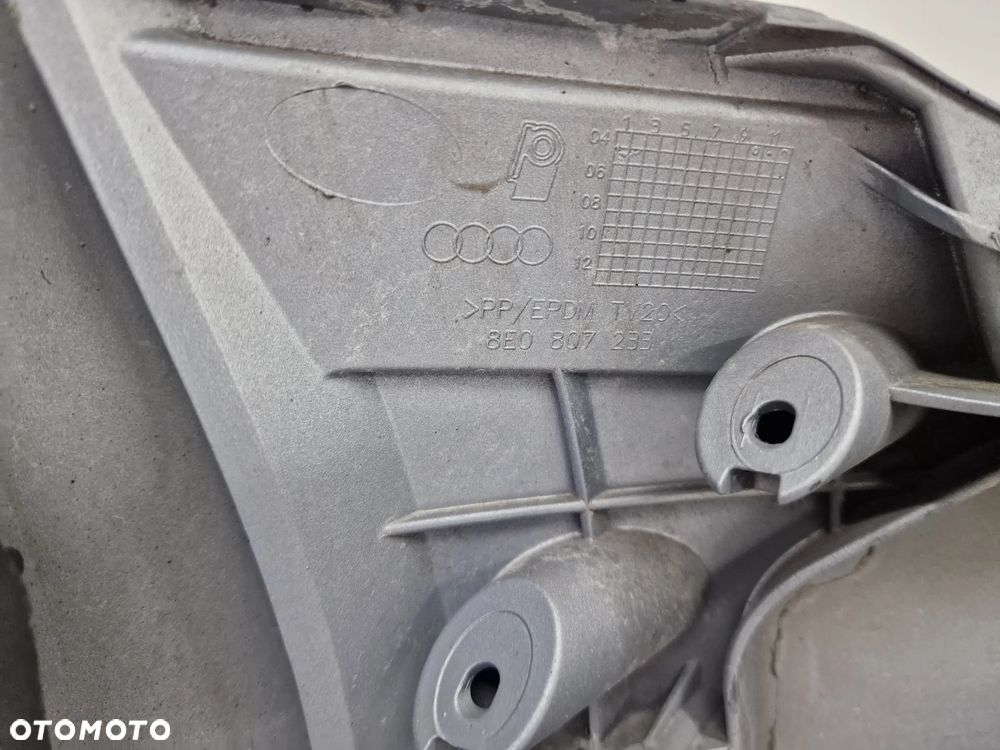 AUDI A4 / S4 / RS4 S-LINE DTM 04- ORYGINALNY ŁADNY ZDERZAK PRZEDNI PRZÓD + ŚLIZGI + KRATKA BOCZNA LEWA , NR 8E0807437ALK , NR AUKCJI NZ1018 - 36